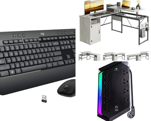 Work From Home Setup Essentials (Home Office Must Haves for Productivity & Organization) cover photo collage