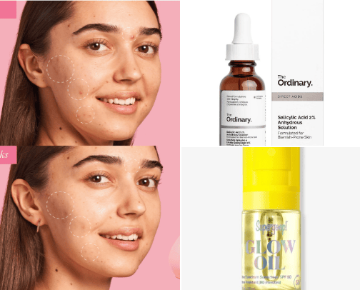 Skin Care cover photo collage