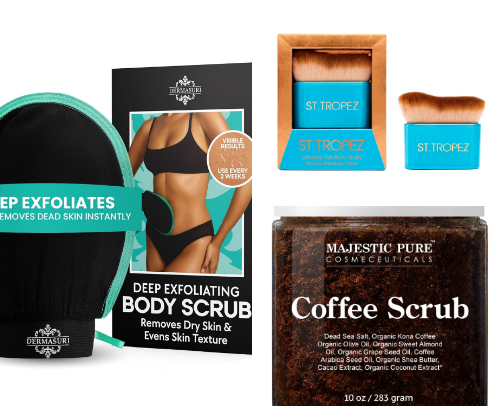 Self Tan Essentials beginners & pros cover photo collage