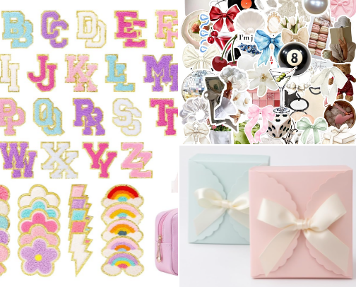 Everything you need to host the CUTEST senior box decorating party 🎁🎨 cover photo collage