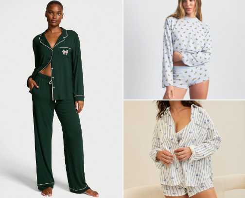 the ultimate girly holiday pj haul cover photo collage