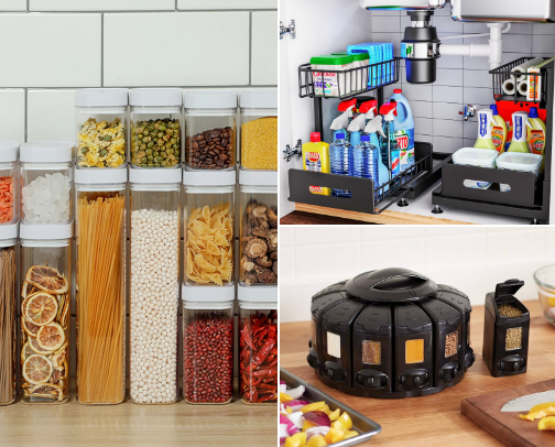 Kitchen Must-Haves to Make Cooking & Organizing Easier cover photo collage