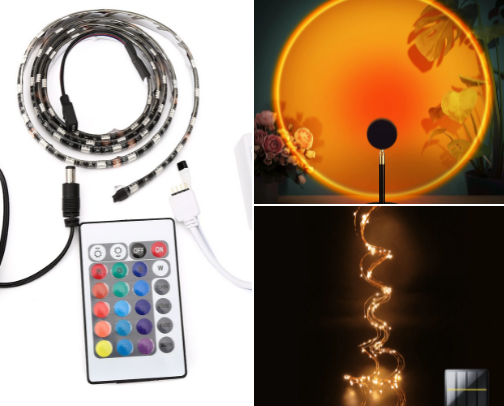 Cozy and aesthetic room decor cover photo collage