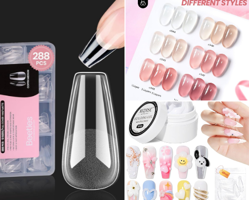 Starter Kit: DIY Nails (for the CHEAP!!)💸💅🏽✨ cover photo collage