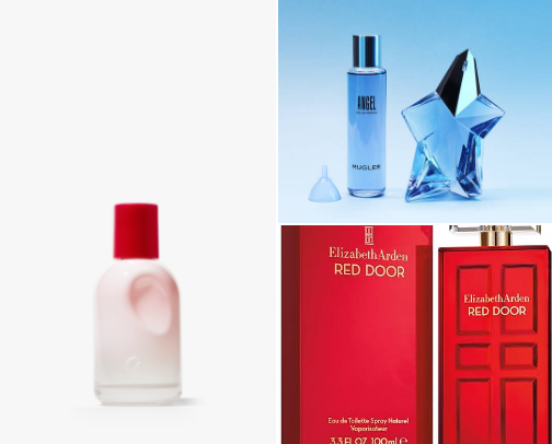 perfume corner cover photo collage