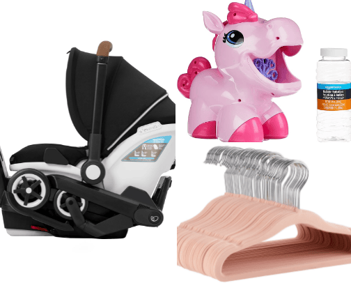 Baby items cover photo collage