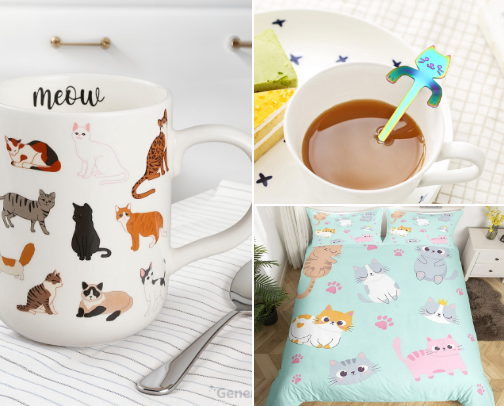 Cat Lover Aesthetic Finds — Under $25 cover photo collage