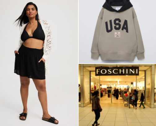 Clothing cover photo collage
