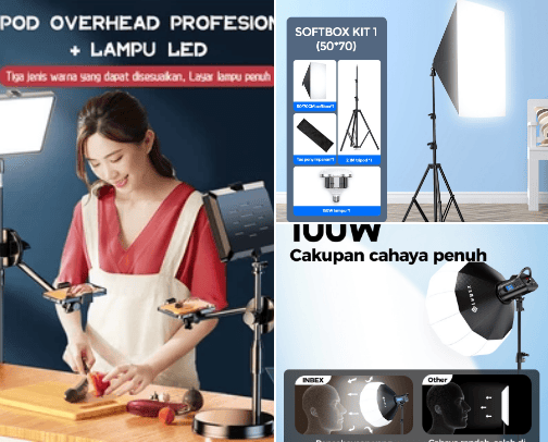 Peralatan Ngonten yang Sebaiknya Kamu Punya cover photo collage