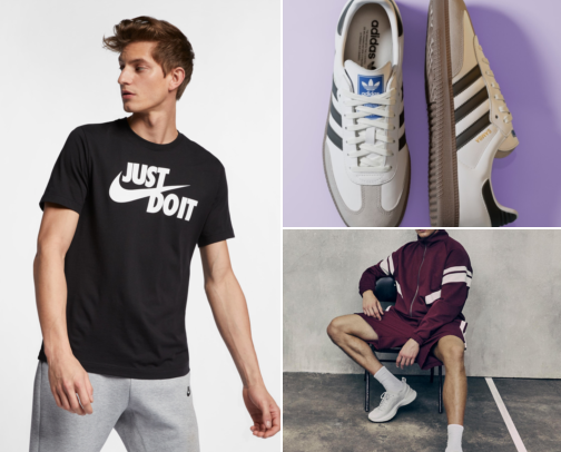 My favorite athletic looks cover photo collage