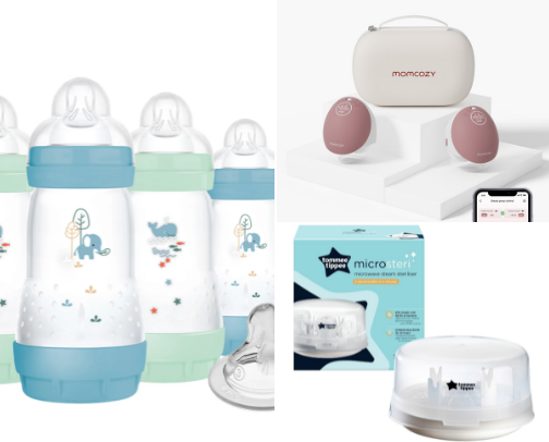 My newborn essentials 👶 🍼 ✨ cover photo collage