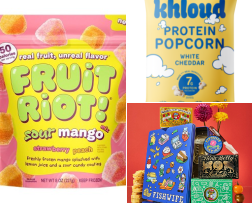 Favorite snacks (food and drink) cover photo collage