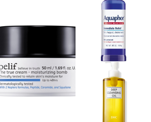 Dry Skin Must-Haves cover photo collage