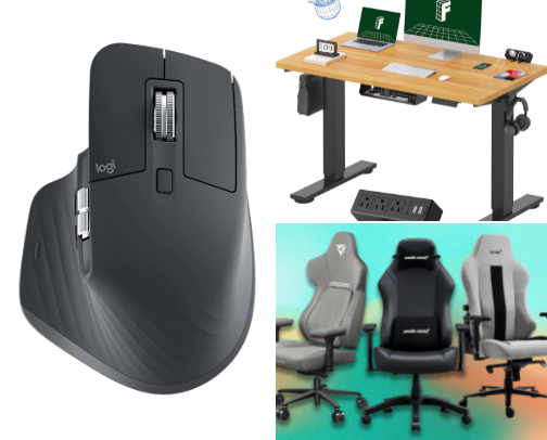 The Under-$300 Home Office Setup I Use Every Day cover photo collage