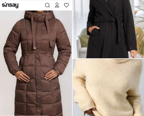 MY PICKUPS FROM SINSAY 🤍 cover photo collage