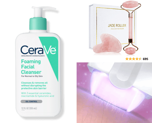 🤍skincare cover photo collage