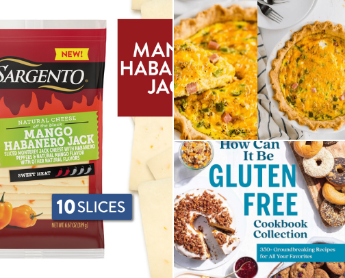 Gluten-Free (Mostly snacks, some staples, and recipes—and my favorite cookbook). 😉 cover photo collage