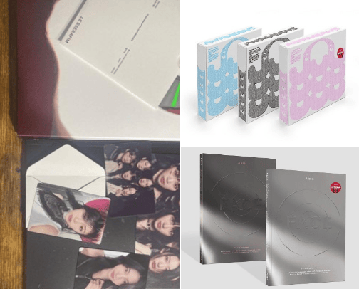 K pop albums cover photo collage