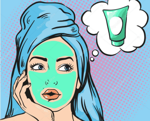 Skincare cover photo collage