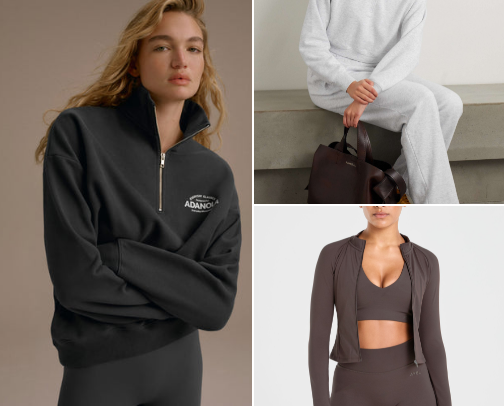 Athletic wear favorites cover photo collage