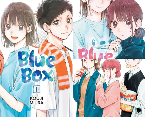 Blue Box Manga Guide (Vol 1–21) | Kouji Miura Official Collection cover photo collage