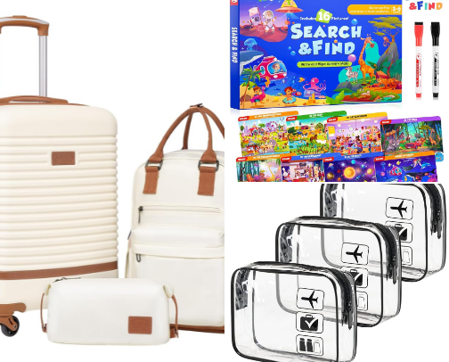 Carry-on commandments- what you really need on a plane! cover photo collage