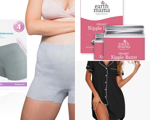 Postpartum Essentials for Mom 🩷 cover photo collage