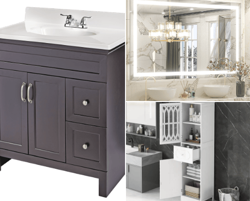 Bathroom stuff cover photo collage