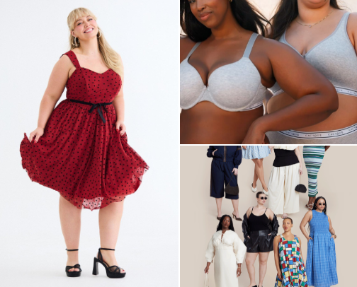 Best Places to Shop for Plus Size Clothing (Top Stores for Curvy Fashion) cover photo collage