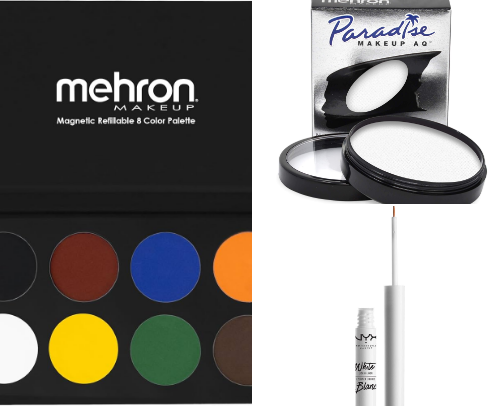 🎨 Creative Makeup & Content Creator Essentials | SFX, Face Paint, Wigs, Lighting + More cover photo collage