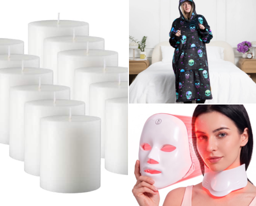 15 Cozy Self-Care Essentials That Will Melt Your Stress Away. cover photo collage