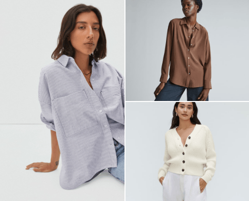 Shirts and t-shirts cover photo collage