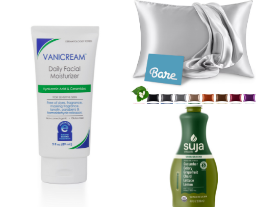 skincare, home, and food products that healed my hormonal acne cover photo collage