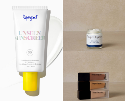 My favorite beauty supplies cover photo collage