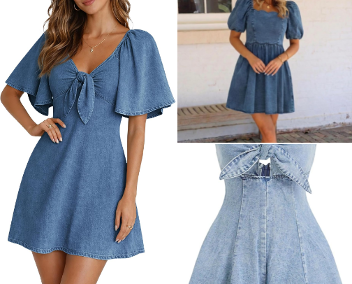 The Best Denim Dresses for Women : Real Picks I Actually Own & Keep Reaching For cover photo collage