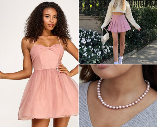 Pink Clothing & Accessories cover photo collage