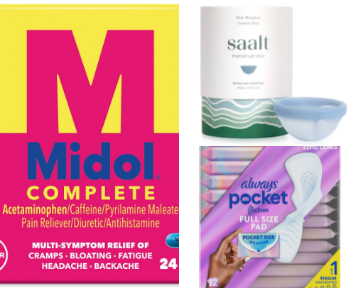 Period Products cover photo collage