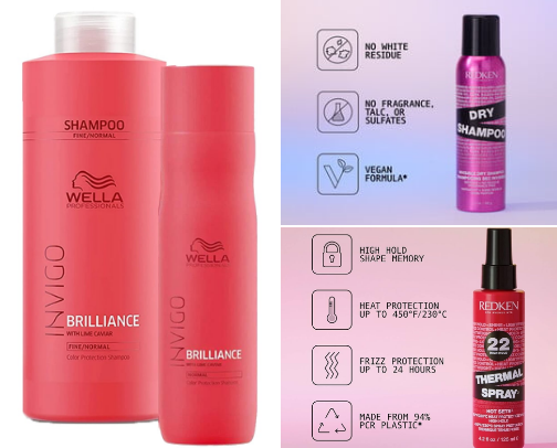 Fine Hair, Don’t care (jk, your girl struggles) cover photo collage