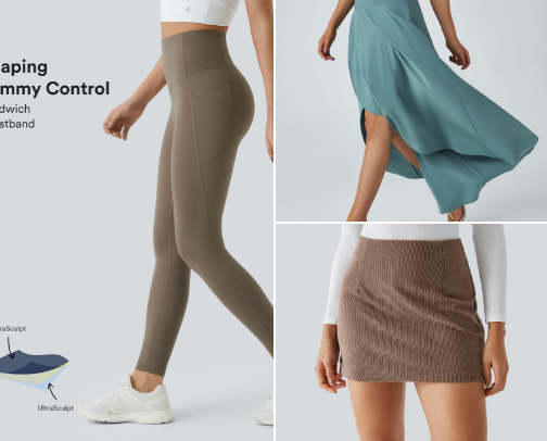 Halara Must Haves cover photo collage