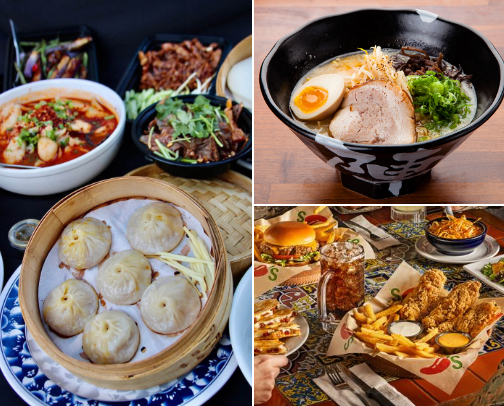 Top Restaurants to Topple Hunger cover photo collage