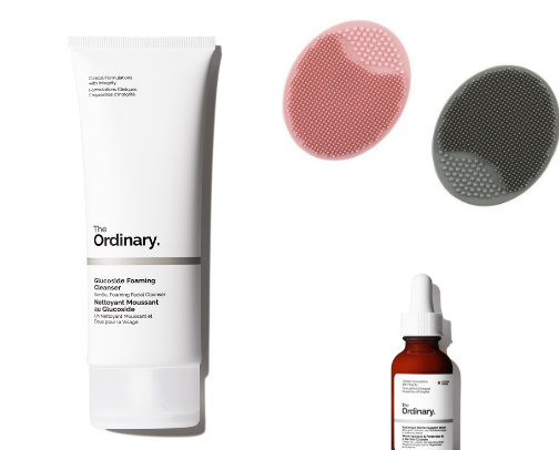 My daily, day time skincare routine. cover photo collage