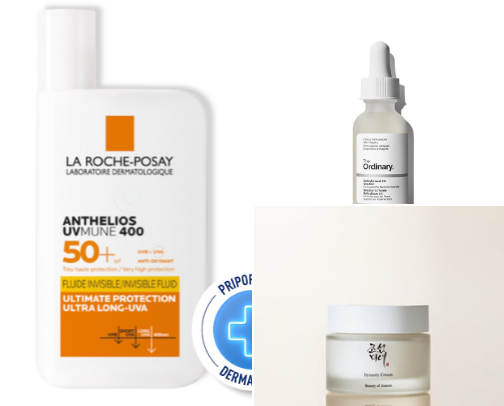 Skincare essentials cover photo collage