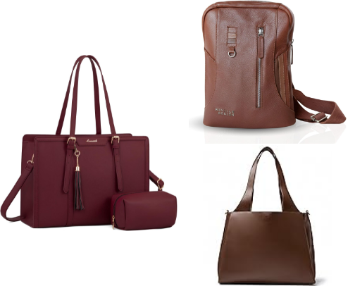 stylish college bags for girls: laptop bags, aesthetic backpacks & totes cover photo collage