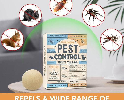 Mouse and insect protection cover photo collage