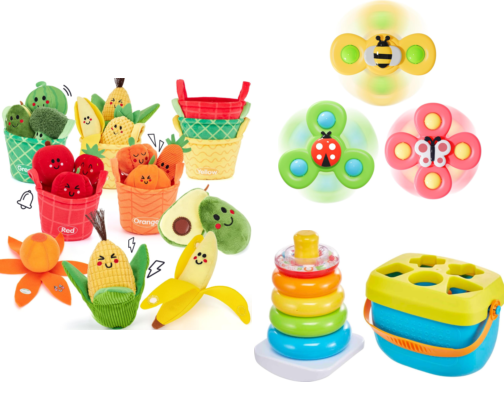 Toys Your 6–12 Month Old Will Actually Love cover photo collage