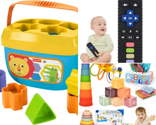 Toys Your 6–12 Month Old Will Actually Love cover photo collage