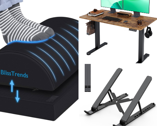 Work from home essentials | WFH cover photo collage
