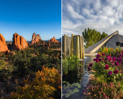 Beautiful sunny Colorado places I love cover photo collage