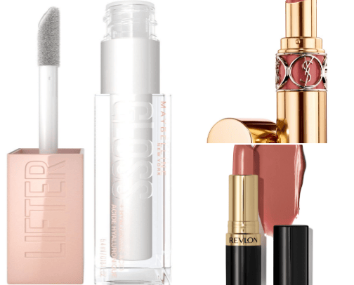 lip products cover photo collage