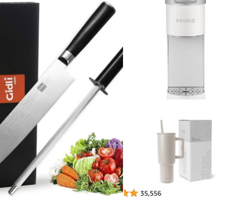 Kitchen tools/ appliances cover photo collage